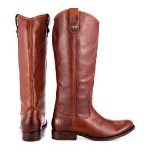Frye genuine leather riding boot: size 8, W calf